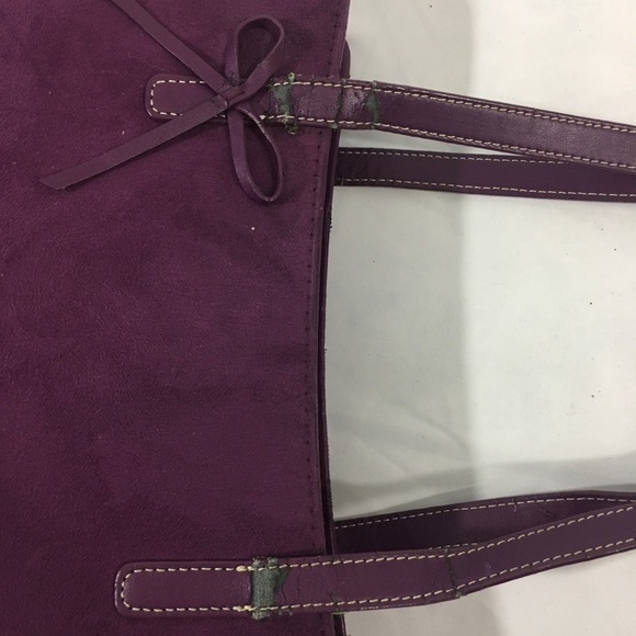 Kate Spade Purple Bow Purse - Picture 6 of 8